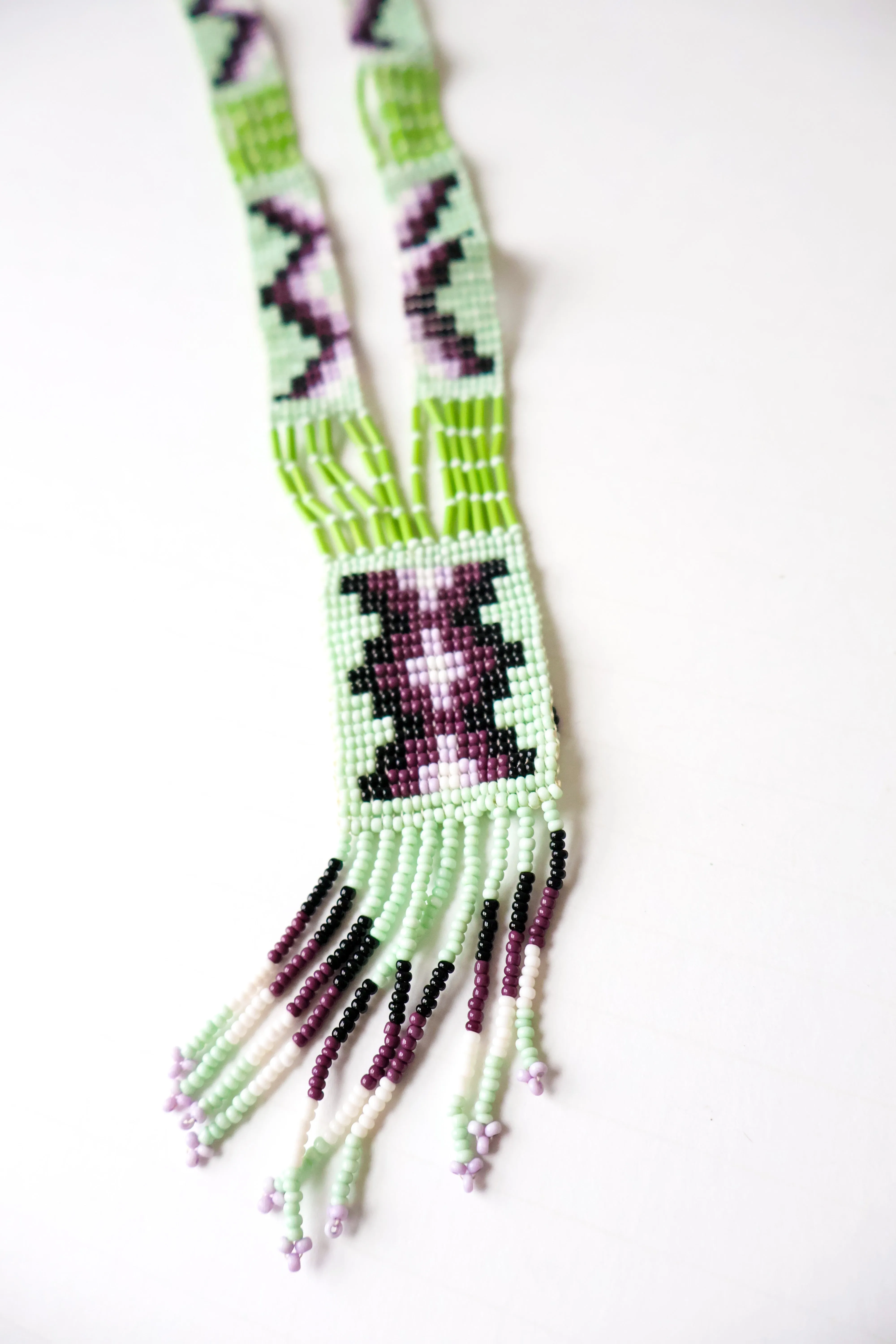 🐚 Hiptipico Beaded Necklace - Jade