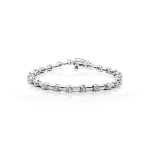 14k White Gold Tennis Bracelet