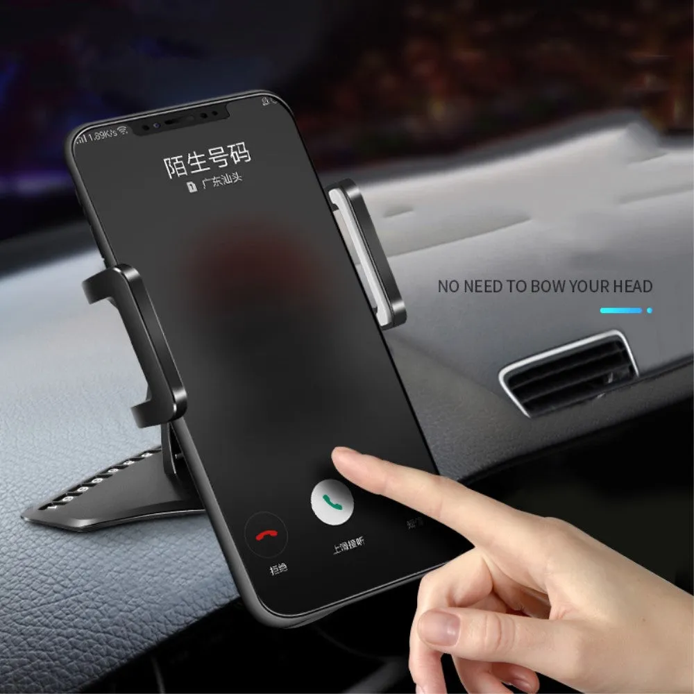3 in 1 Car GPS Smartphone Holder: Dashboard / Visor Clamp   AC Grid Clip for ZTE Z740 Radiant (2013) - Black