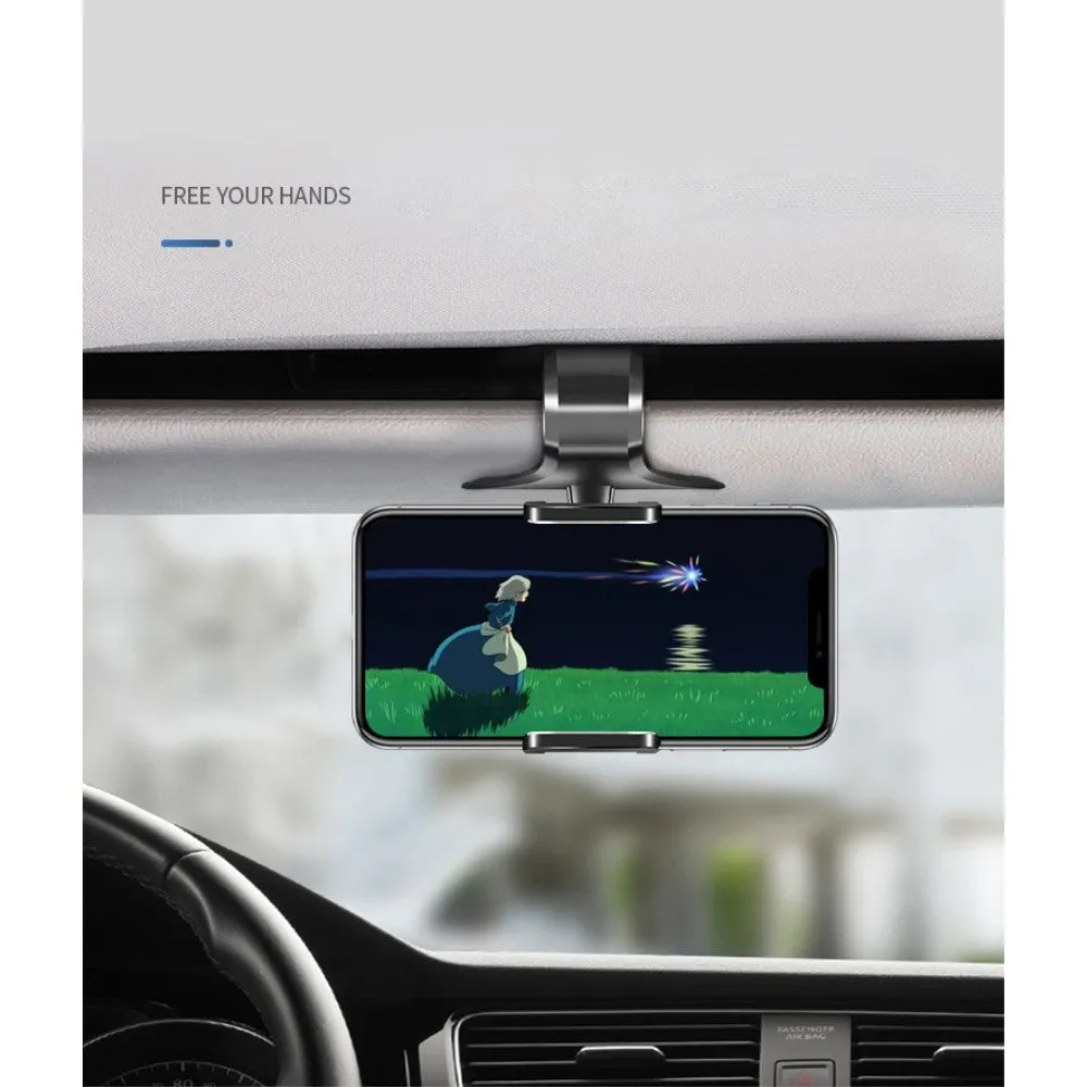 3 in 1 Car GPS Smartphone Holder: Dashboard / Visor Clamp   AC Grid Clip for ZTE Z740 Radiant (2013) - Black