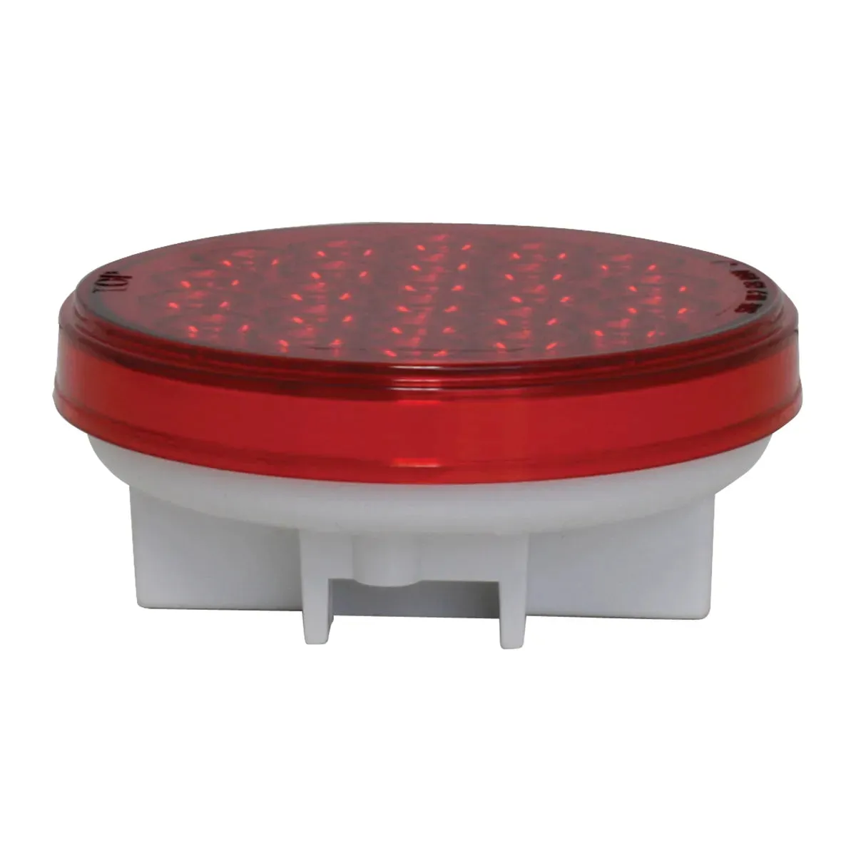 76461 #1 4" PEARL AMBER/CLEAR 24LED STROBE SEALED LIGHT, 9~36V
