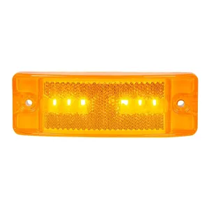 78282 TURTLE STYLE AMBER 6 LED MARKER LIGHT