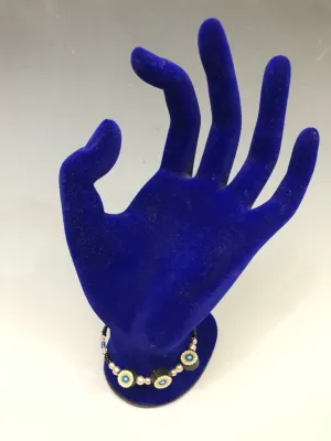 90s Beaded & Clay Bracelet (Yellow Flower Design)