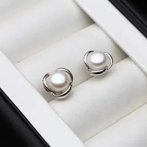 925 Sterling Silver freshwater Pearl Earrings