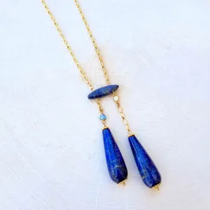 Alexandra Necklace- Nighttime Blue