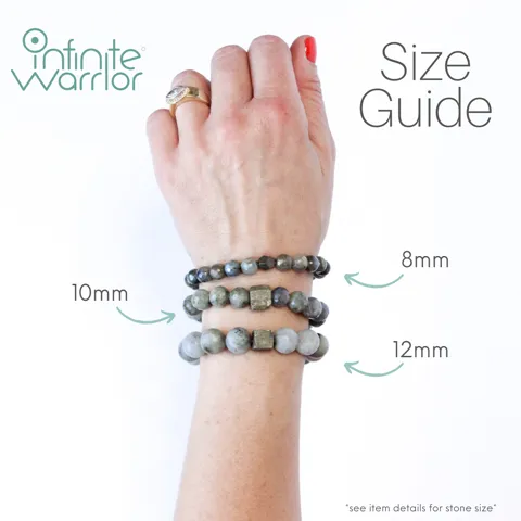 Aquamarine Bracelet | Matte   Silver Starfish