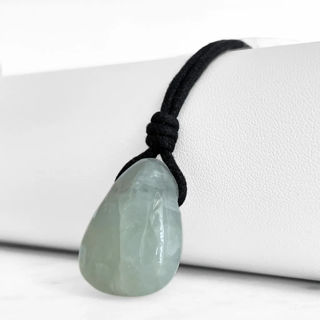 Aquamarine Drop Gemstone Pendant - Oceanic Tranquility
