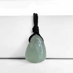 Aquamarine Drop Gemstone Pendant - Oceanic Tranquility