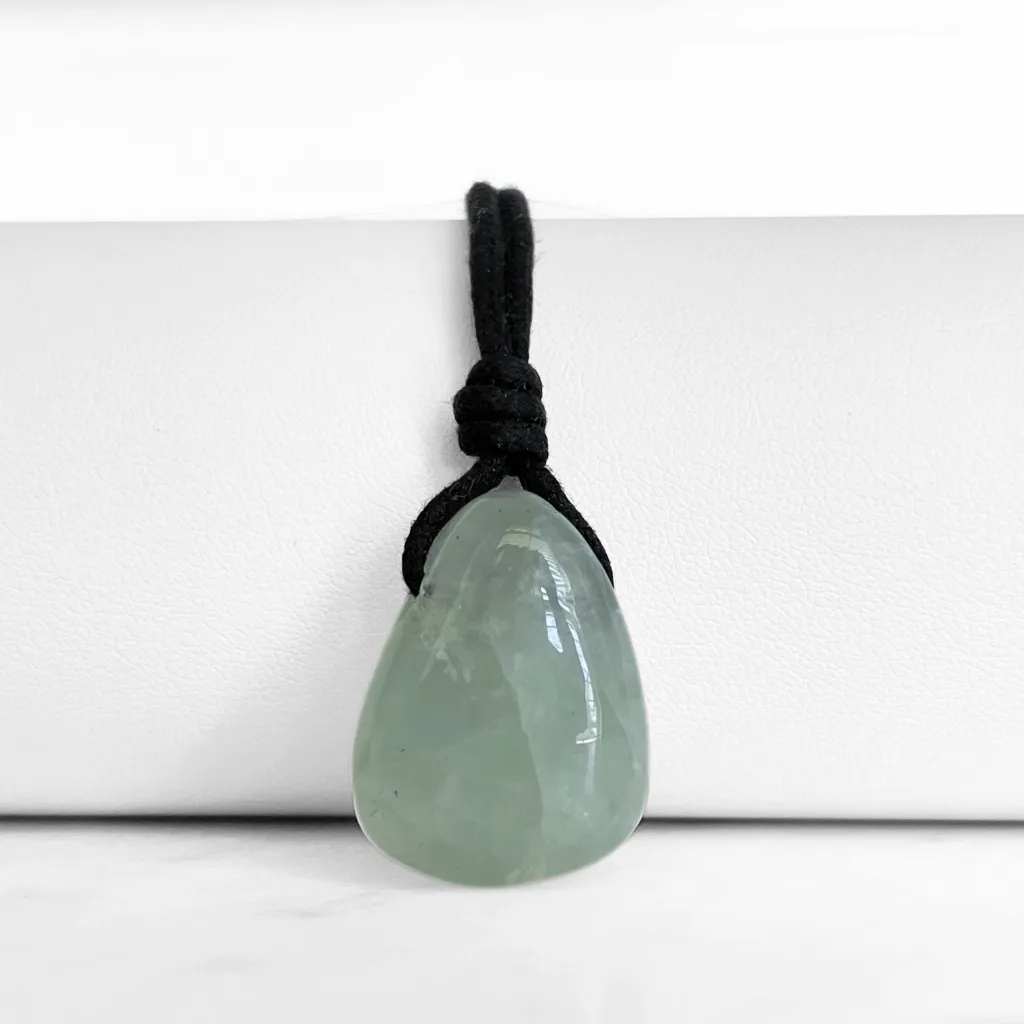 Aquamarine Drop Gemstone Pendant - Oceanic Tranquility