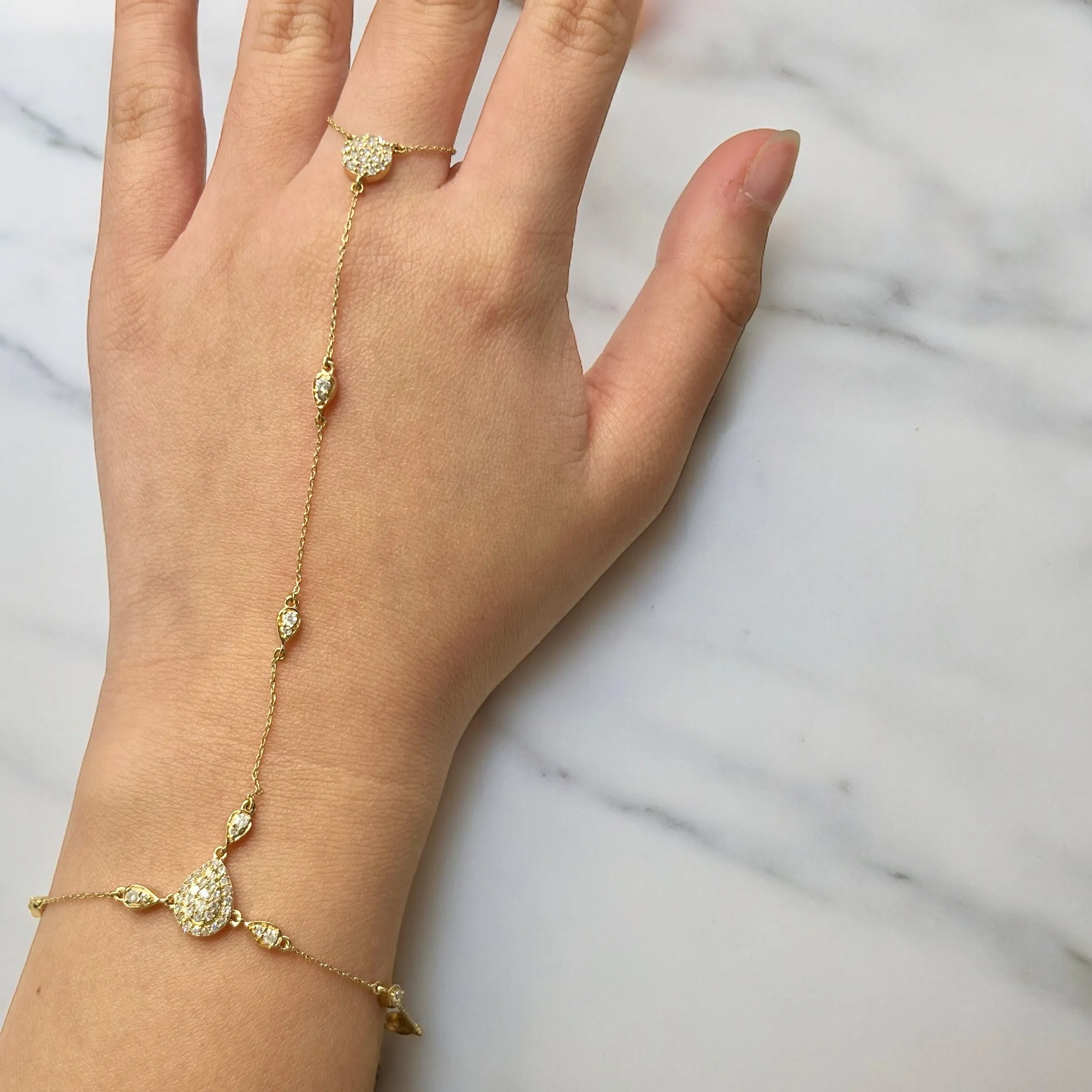 ARIZA DIAMOND RING BRACELET