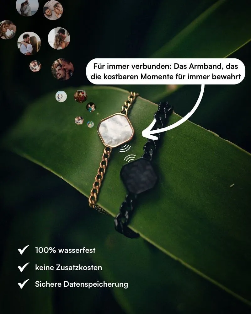Armband - Onyx - Silber - Für Ihn