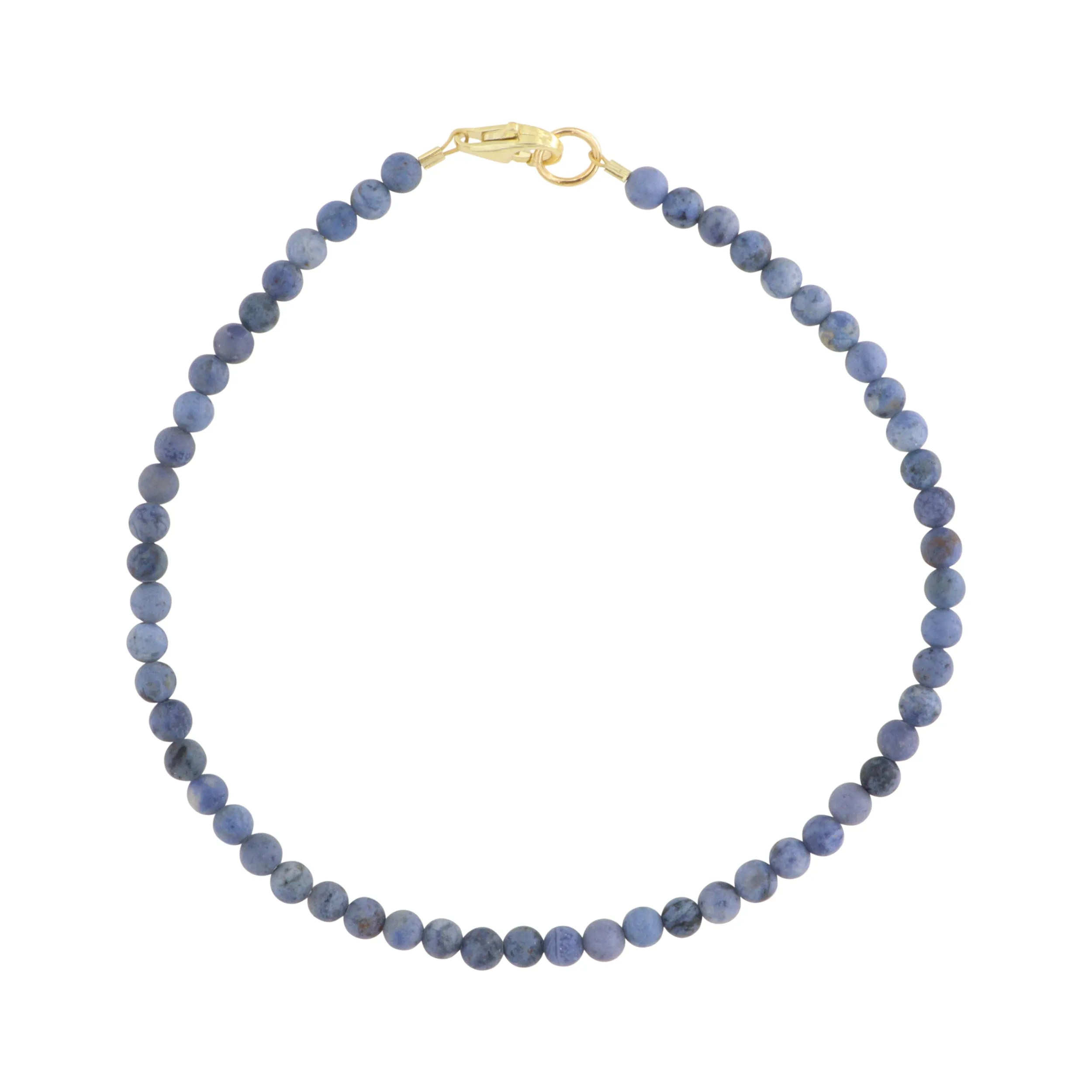 Armbånd, Lapis Lazuli, mat, 16 - 20 cm
