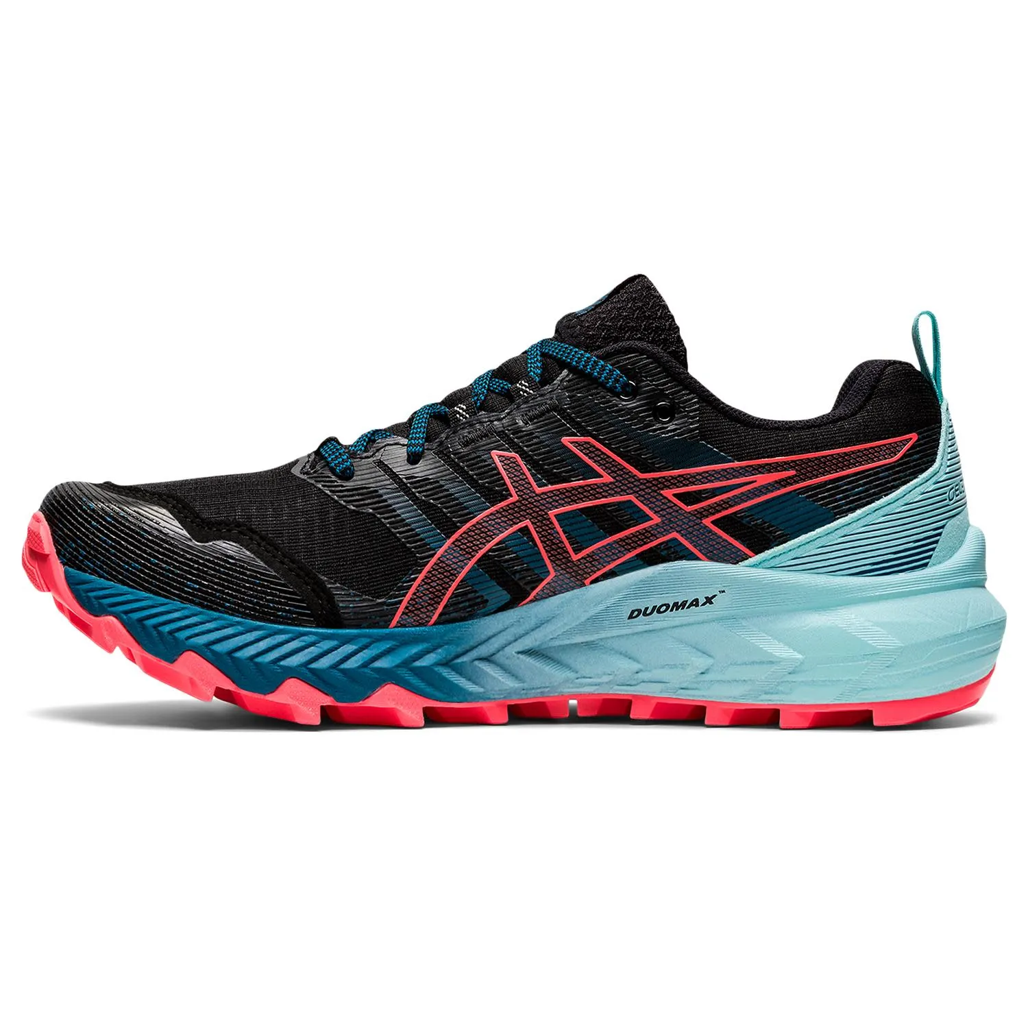 Asics Women&#x27;s Gel-Trabuco 9 Black/Blazing Coral | Buy Asics Women&#x27;s Gel-Trabuco 9 Black/Blazing Coral here | Outnorth