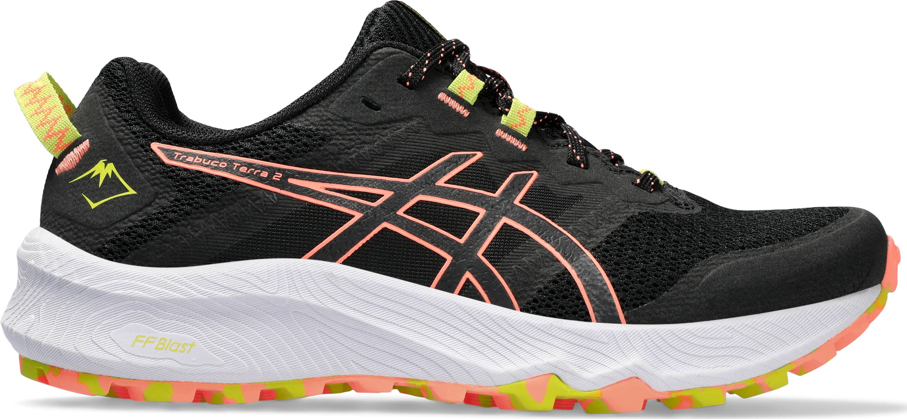 Asics Women&#x27;s Trabuco Terra 2 Black/Sun Coral | Buy Asics Women&#x27;s Trabuco Terra 2 Black/Sun Coral here | Outnorth