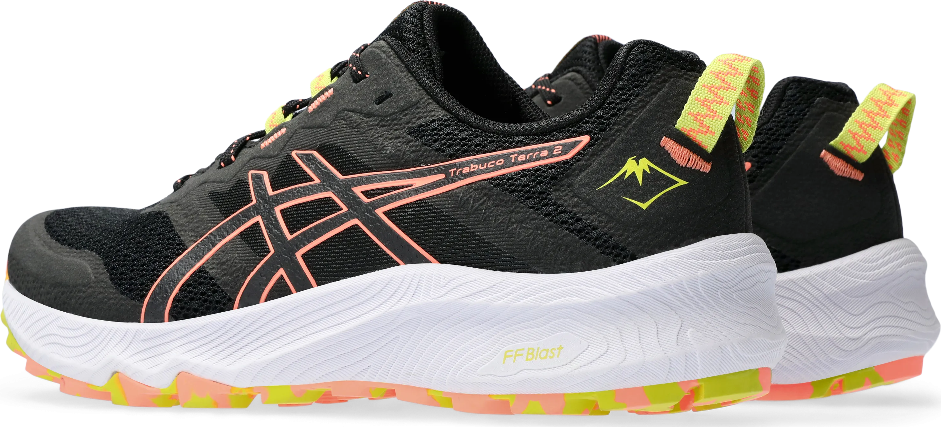 Asics Women&#x27;s Trabuco Terra 2 Black/Sun Coral | Buy Asics Women&#x27;s Trabuco Terra 2 Black/Sun Coral here | Outnorth
