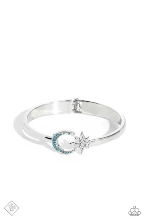 Astral Arrangement - Blue Bracelet - Paparazzi Accessories