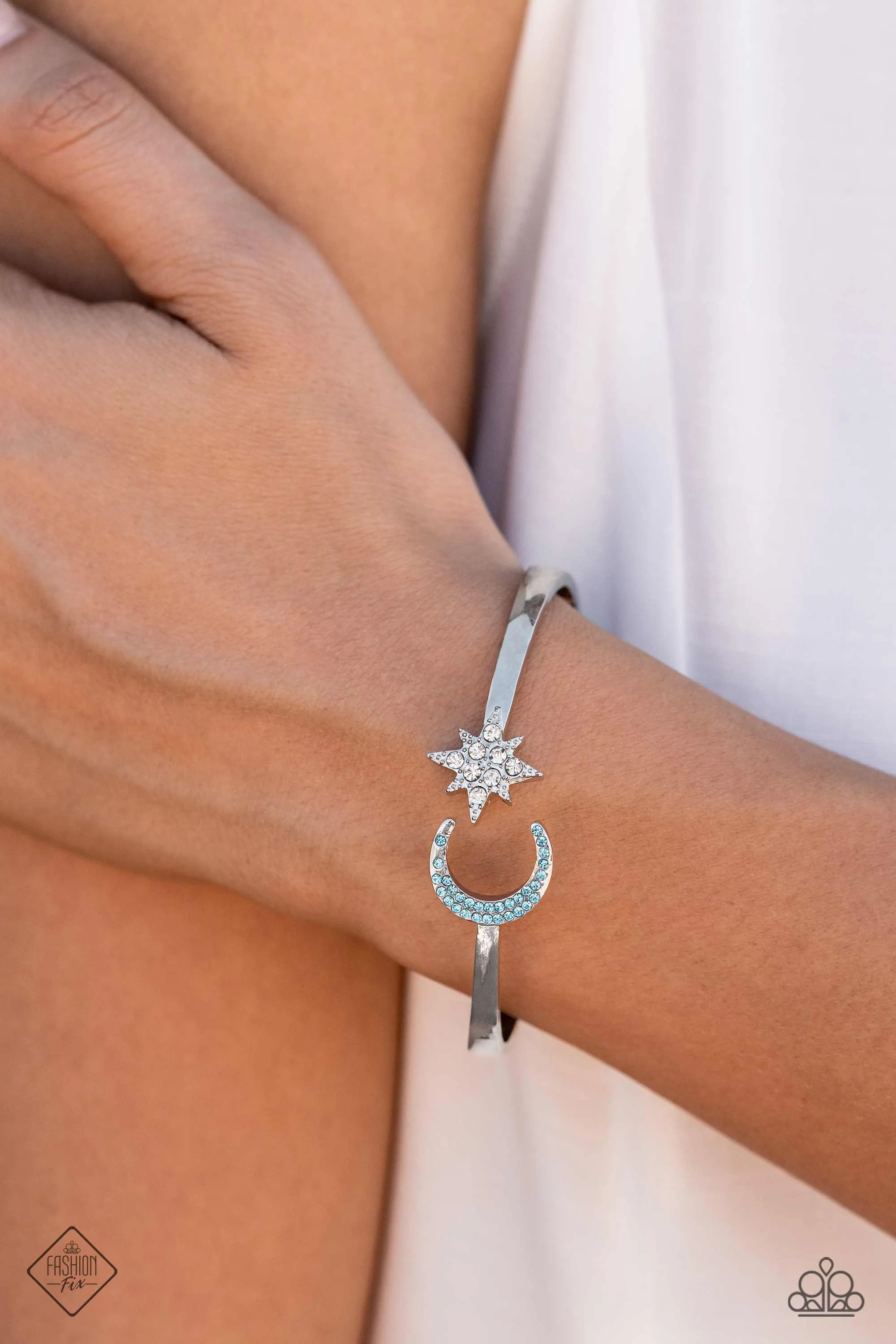 Astral Arrangement - Blue Bracelet - Paparazzi Accessories