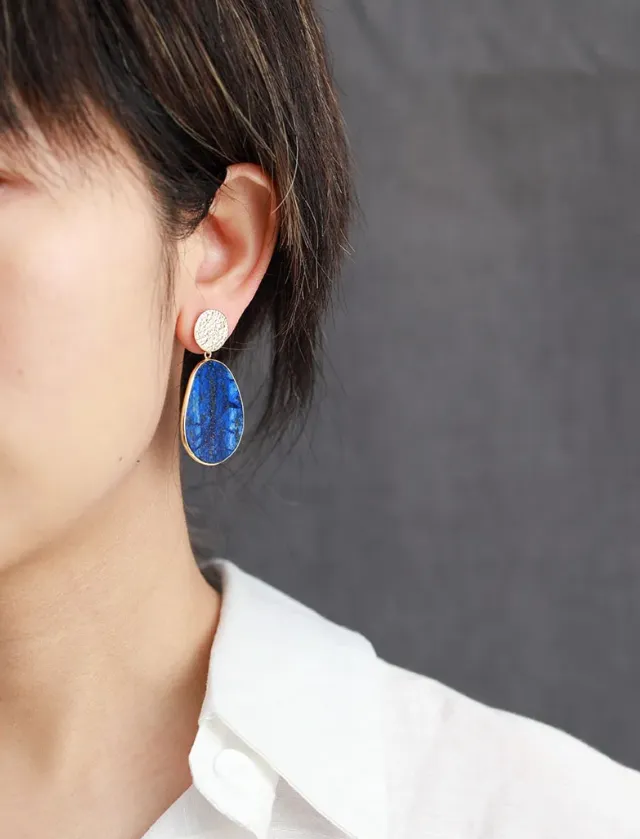 Boucles d'oreilles en Lapis Lazuli
