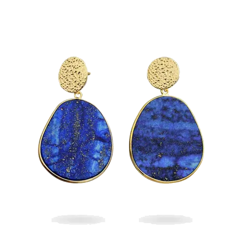 Boucles d'oreilles en Lapis Lazuli