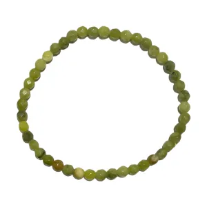 Bracelet Facetté 4mm Jade de thailande A 