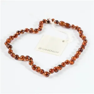 CanyonLeaf Polished Amber Necklace