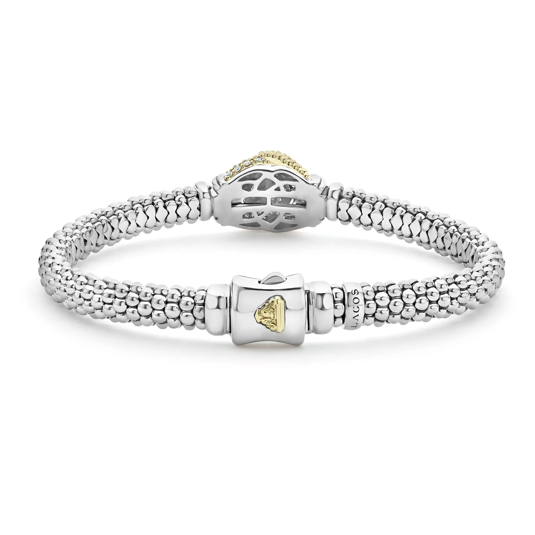 Caviar Diamond Knot Bracelet
