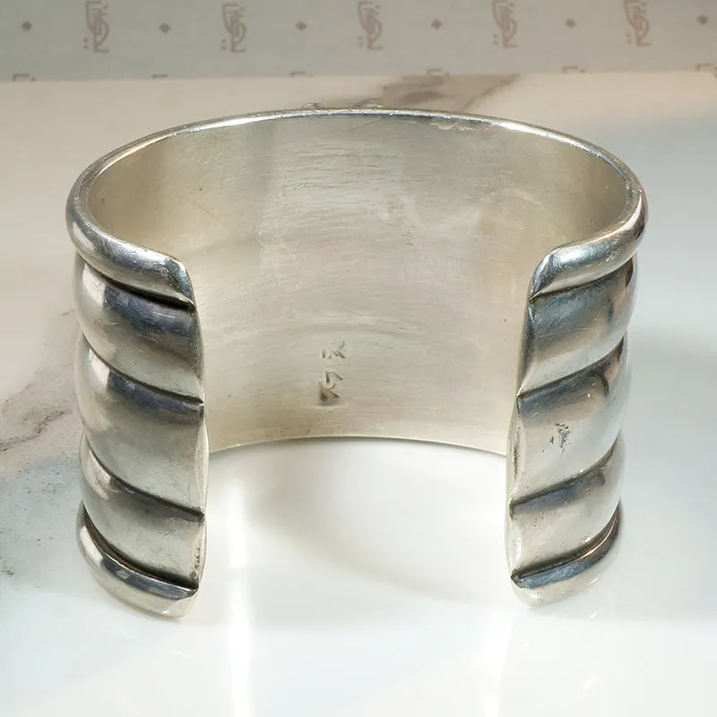 Cheerful Sunrise Cuff of Colorful Stones & Sterling Silver