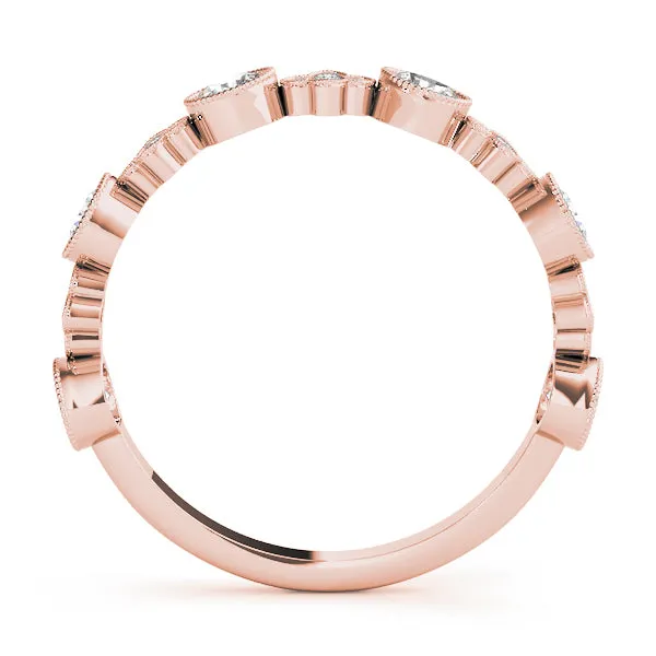 Clover Women's Diamond Stacker Wedding Ring