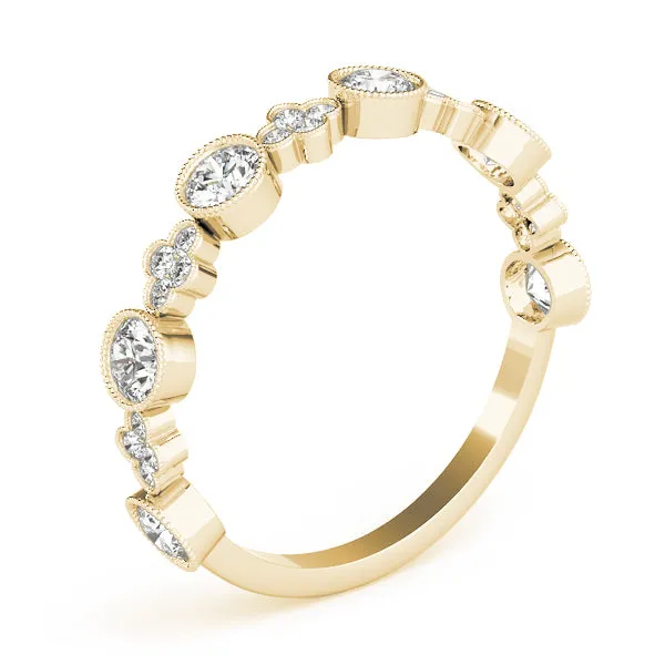 Clover Women's Diamond Stacker Wedding Ring