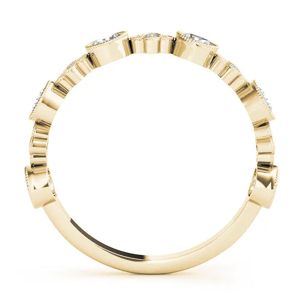 Clover Women's Diamond Stacker Wedding Ring