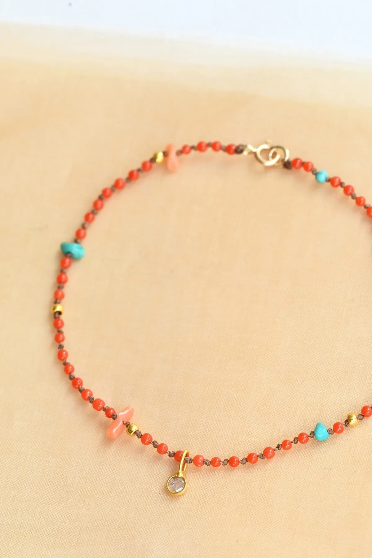 Confetti Bracelet - Coral