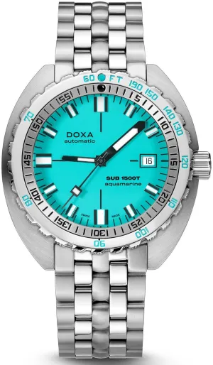 DOX Watch SUB 15T Aquamarine Bracelet