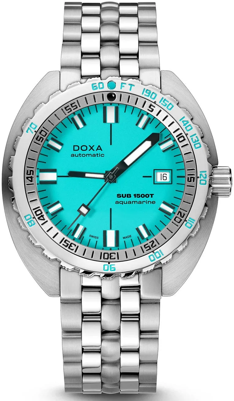 DOX Watch SUB 15T Aquamarine Bracelet