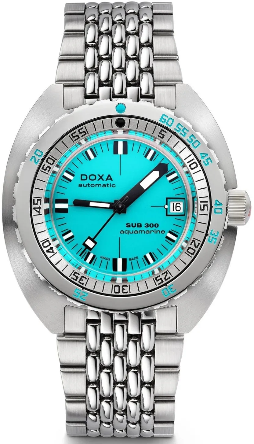DOX Watch SUB 3 COSC Aquamarine Bracelet