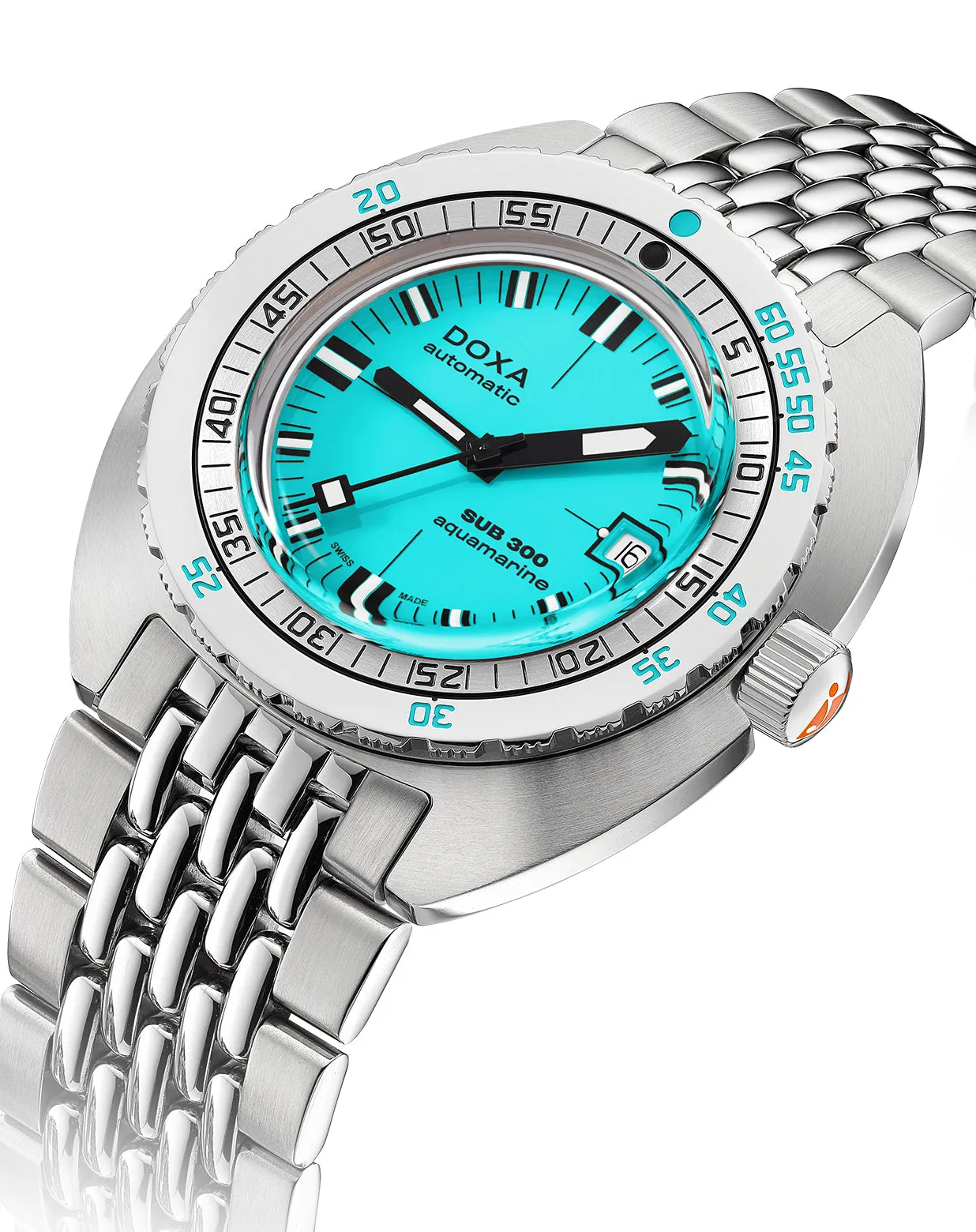 DOX Watch SUB 3 COSC Aquamarine Bracelet