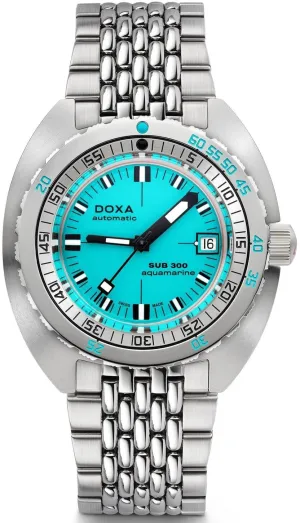 DOX Watch SUB 3 COSC Aquamarine Bracelet