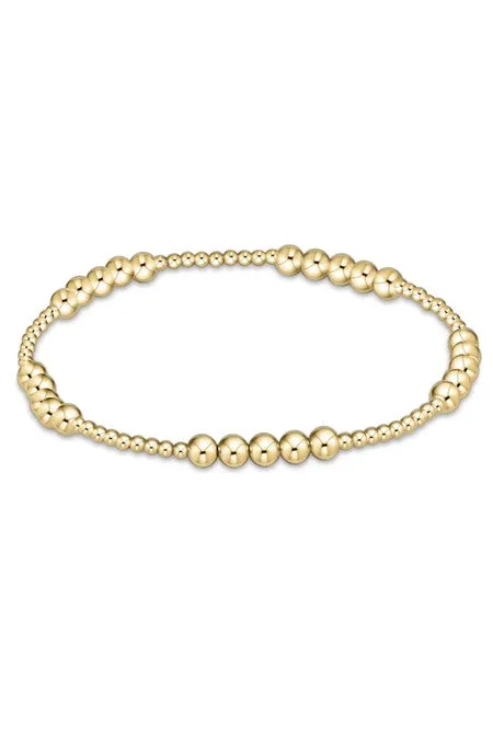 E Newton Classic Blissful Pattern Pattern 2mm Bead Bracelet 4mm