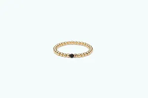 Essential Black Onyx Ball Bracelet 5mm
