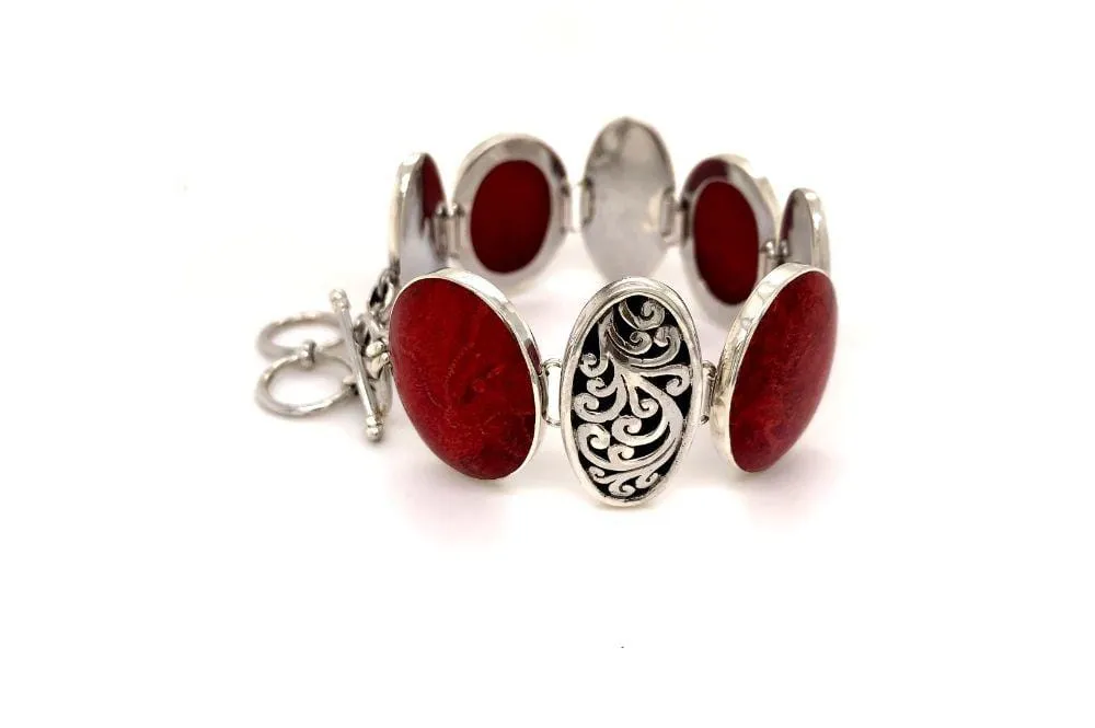 Expression Bracelet- Coral