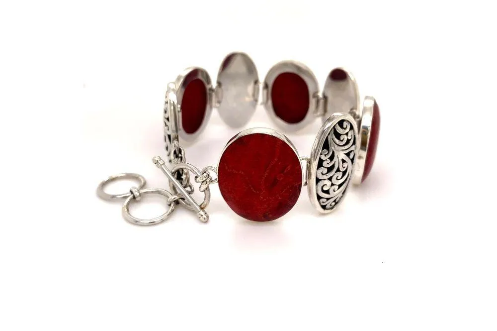 Expression Bracelet- Coral
