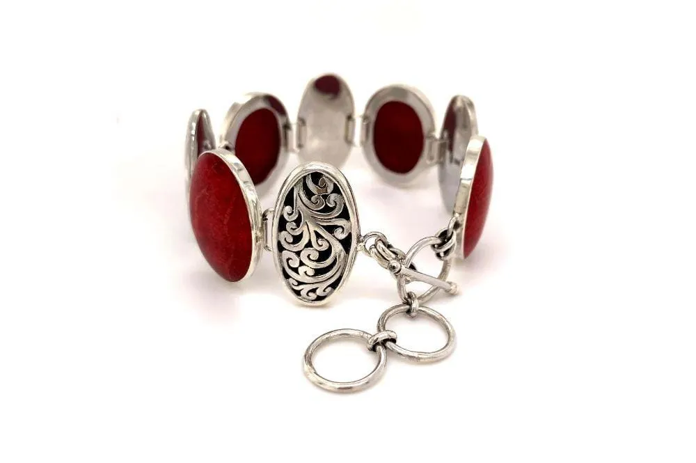 Expression Bracelet- Coral