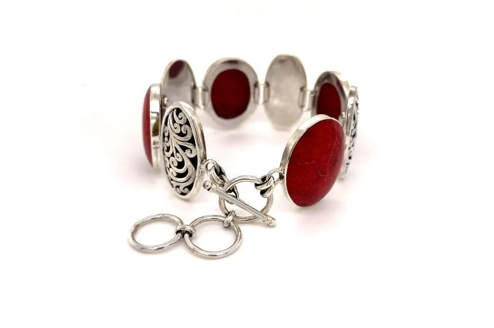 Expression Bracelet- Coral