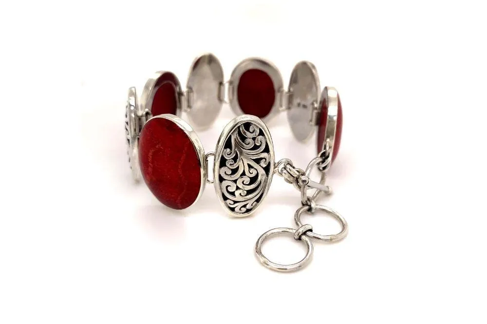 Expression Bracelet- Coral