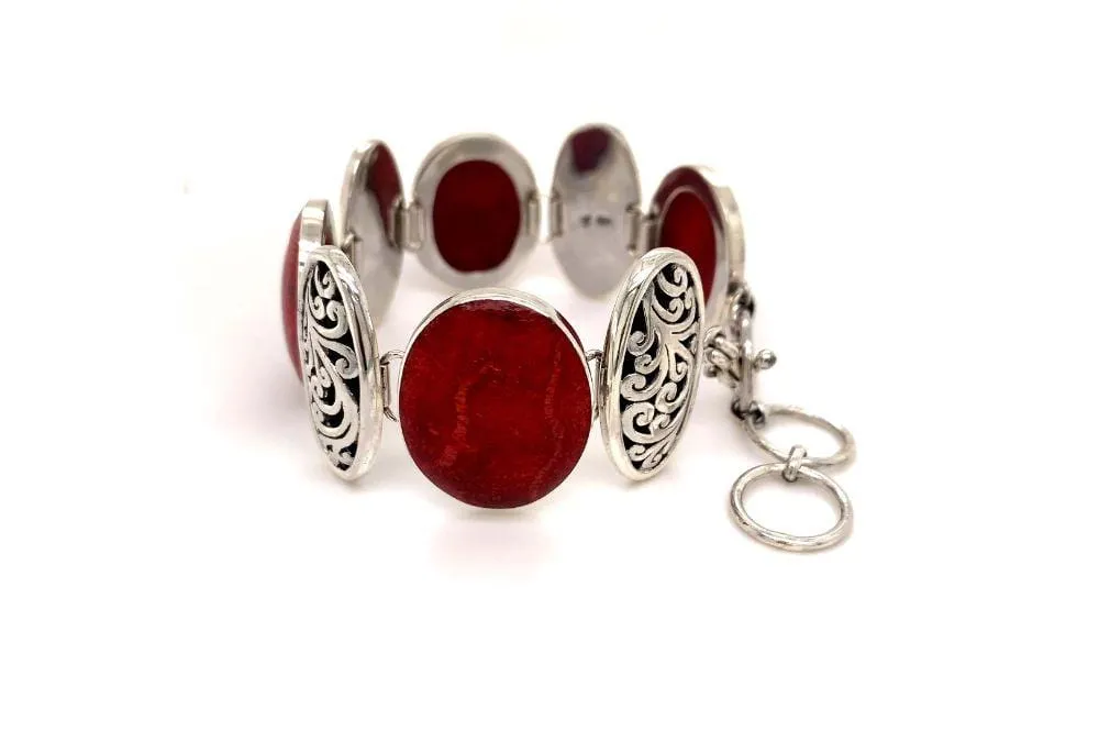 Expression Bracelet- Coral