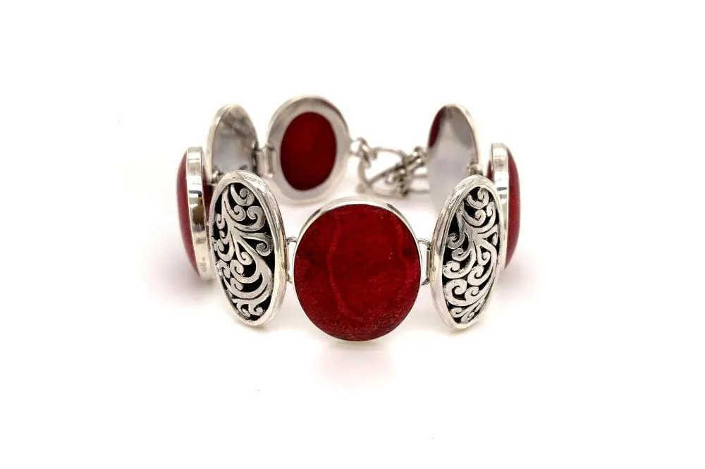 Expression Bracelet- Coral
