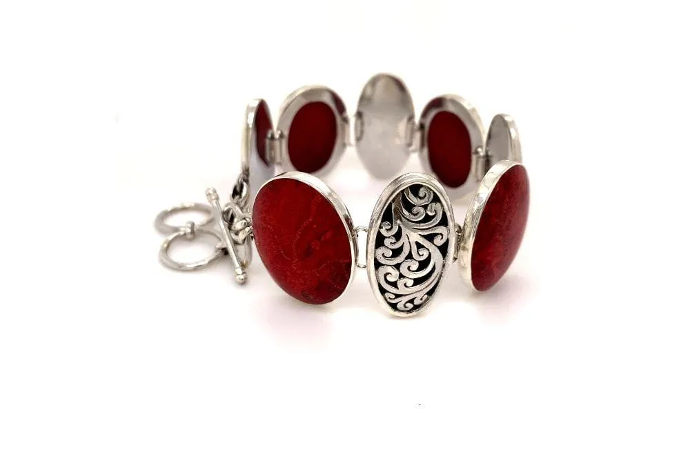 Expression Bracelet- Coral