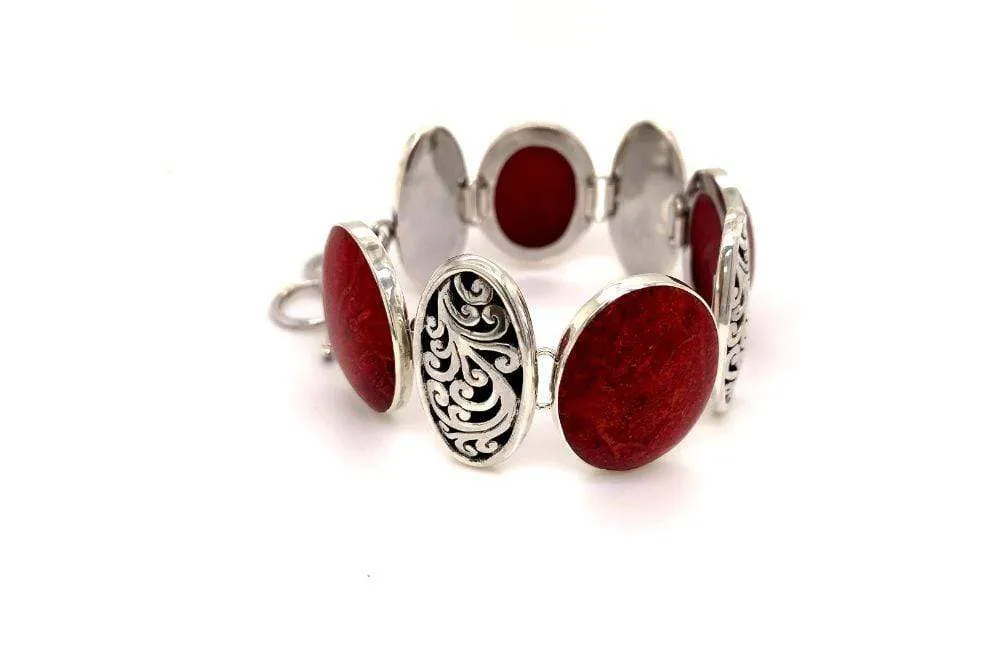 Expression Bracelet- Coral