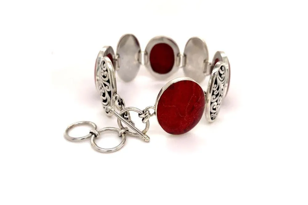 Expression Bracelet- Coral