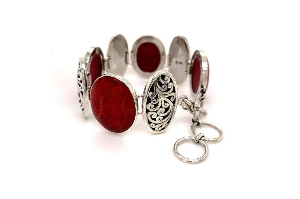 Expression Bracelet- Coral