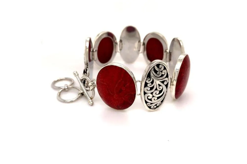 Expression Bracelet- Coral